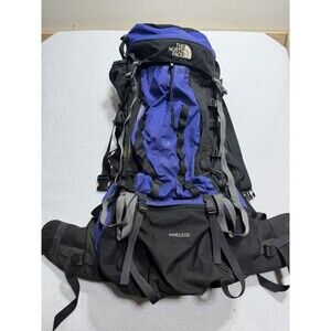 Vintage The North Face Renegade Internal Frame Hiking Backpack Blue Black